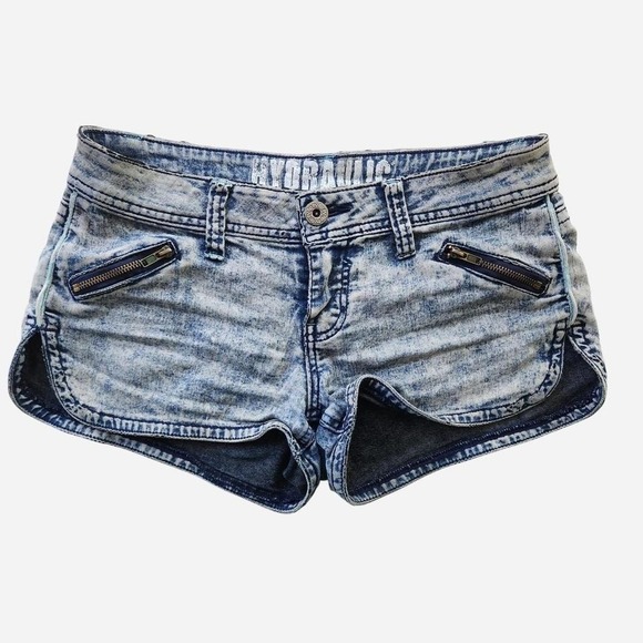 Hydraulic Pants - true vintage low-rise hydraulic mini shorts